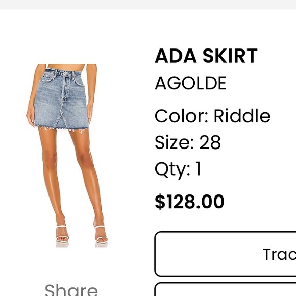 Agolde mini skirt - Picture 4 of 4